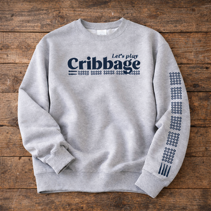 Let's Play Cribbage Crewneck