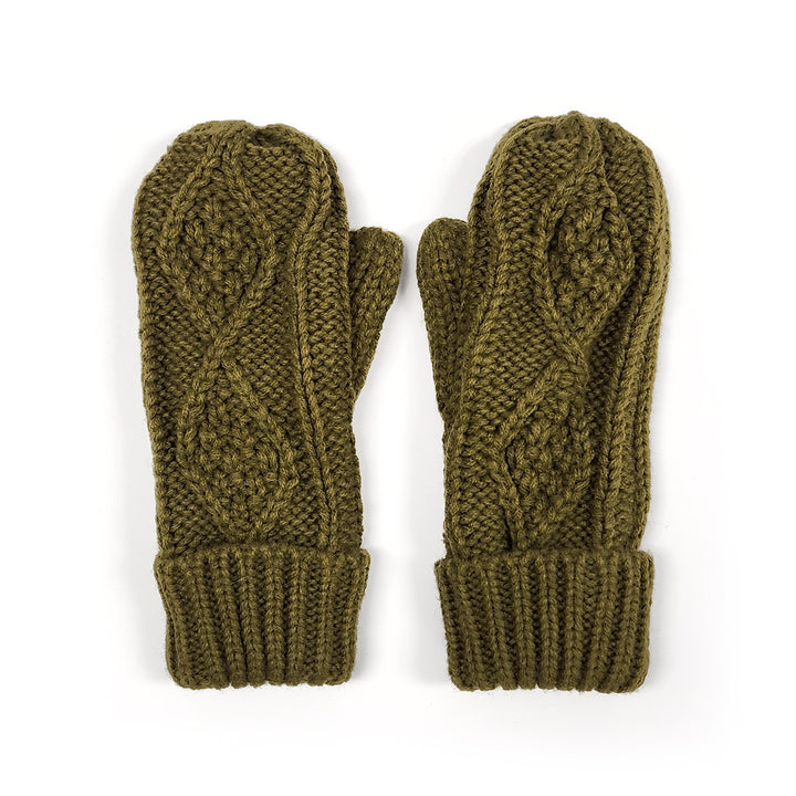 Lodge Mittens - Olive Green