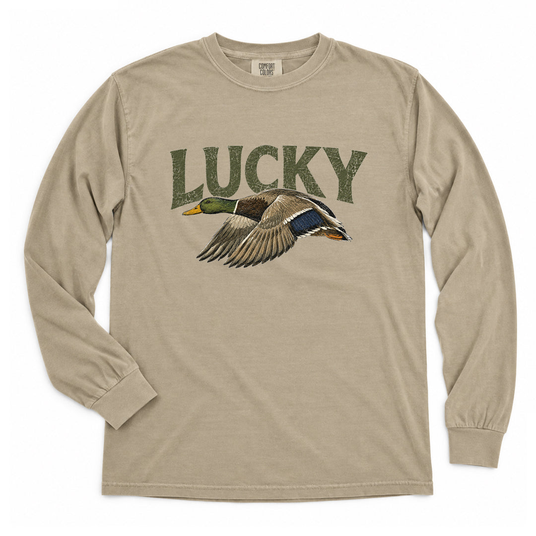 Lucky Duck Long Sleeve Tee (Premium)