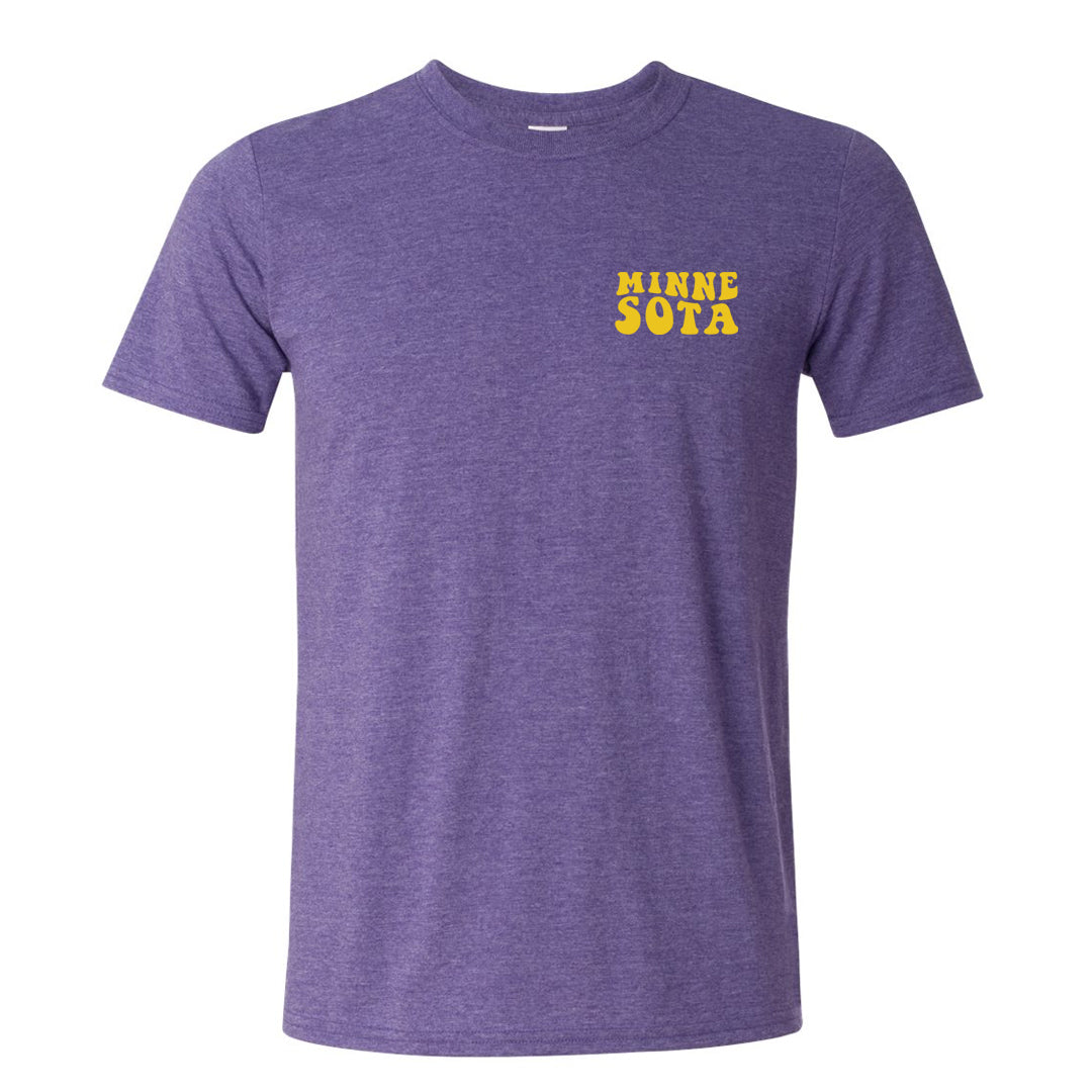 MN Football Tee (Heather Purple)