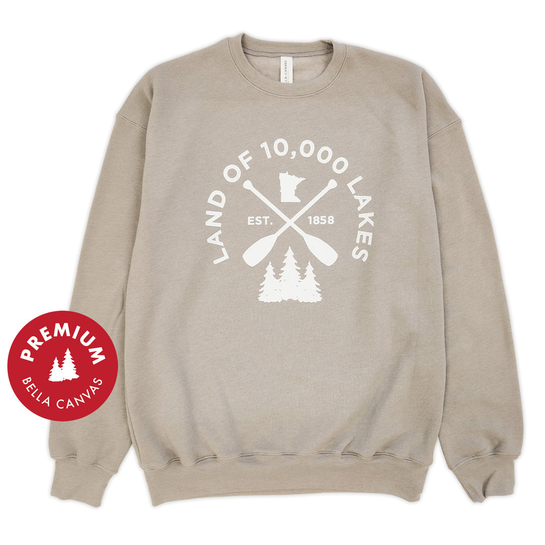 MN Lakes Premium Crewneck – 218 Clothing + Gift