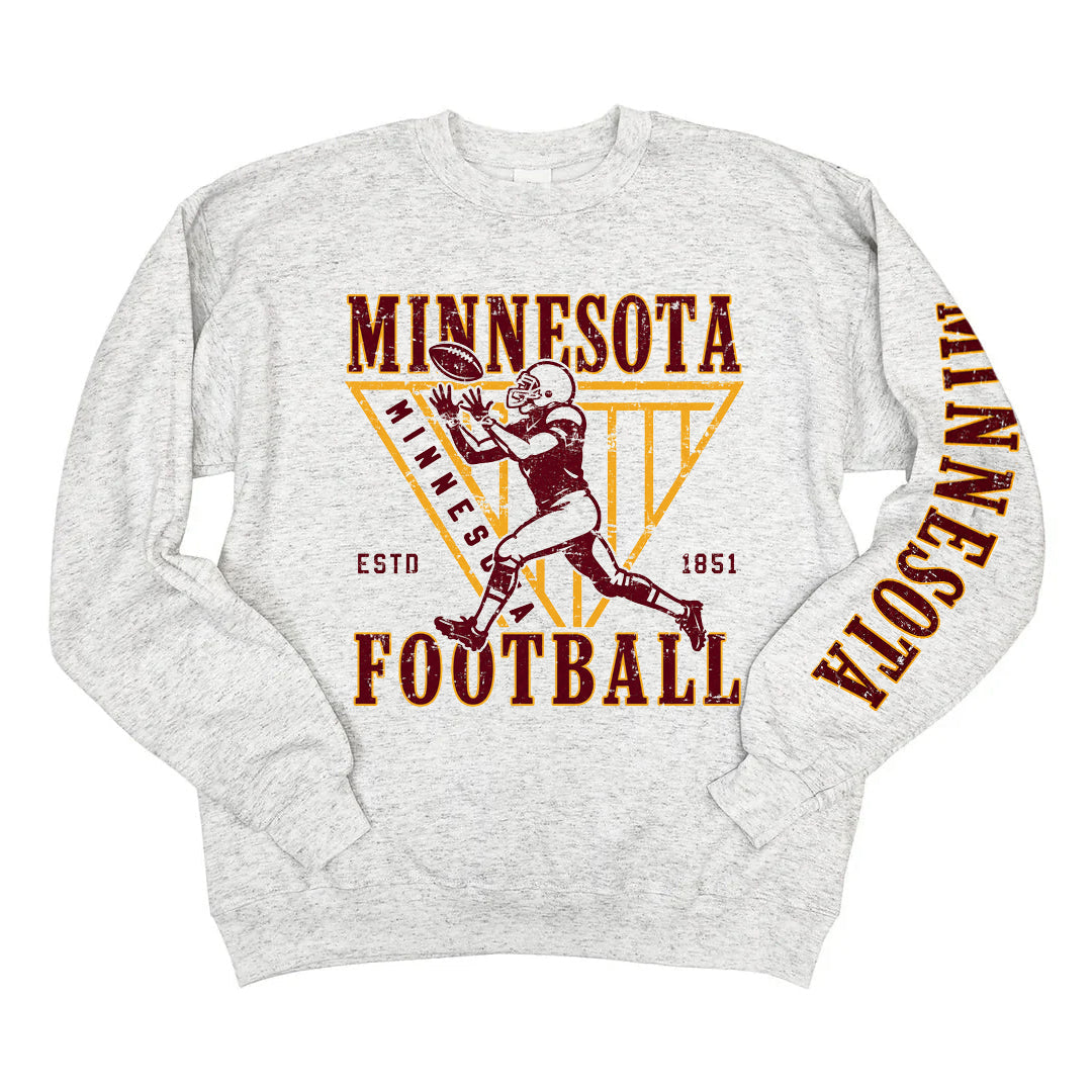 Maroon + Gold Crewneck