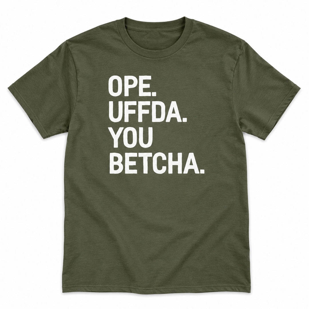 Midwest Sayings Tee (Military Green)