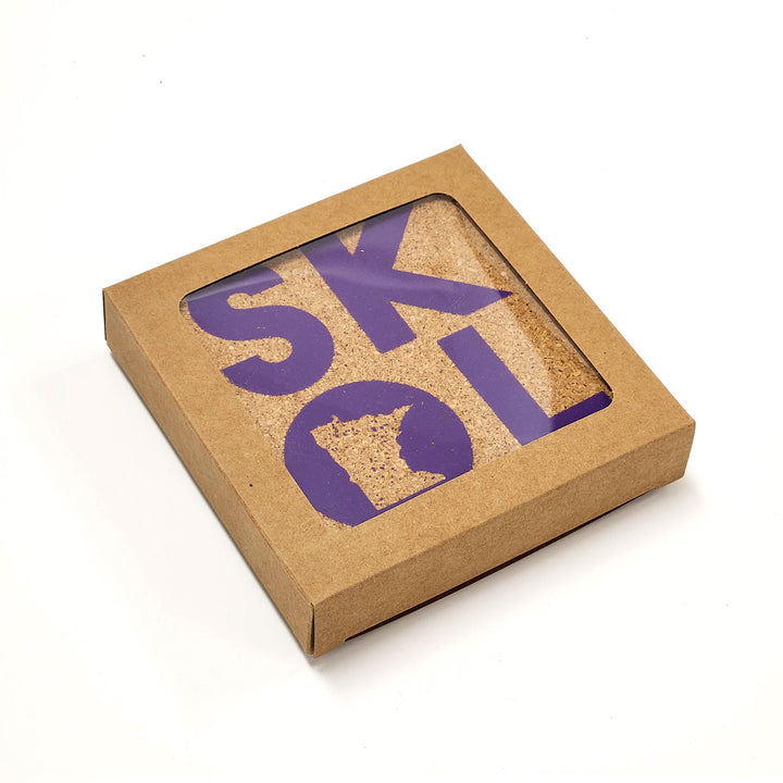 Minnesota Football Cork Coaster Set