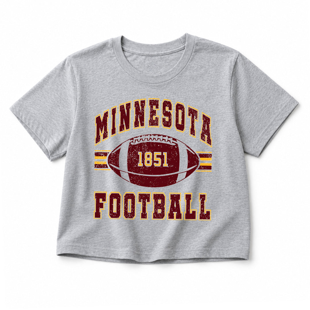 Minnesota Football Boxy Tee - Women's