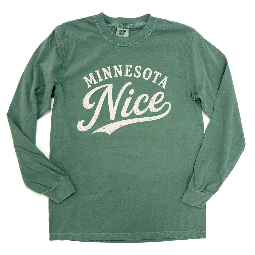 Minnesota Nice Long Sleeve Tee (Premium)