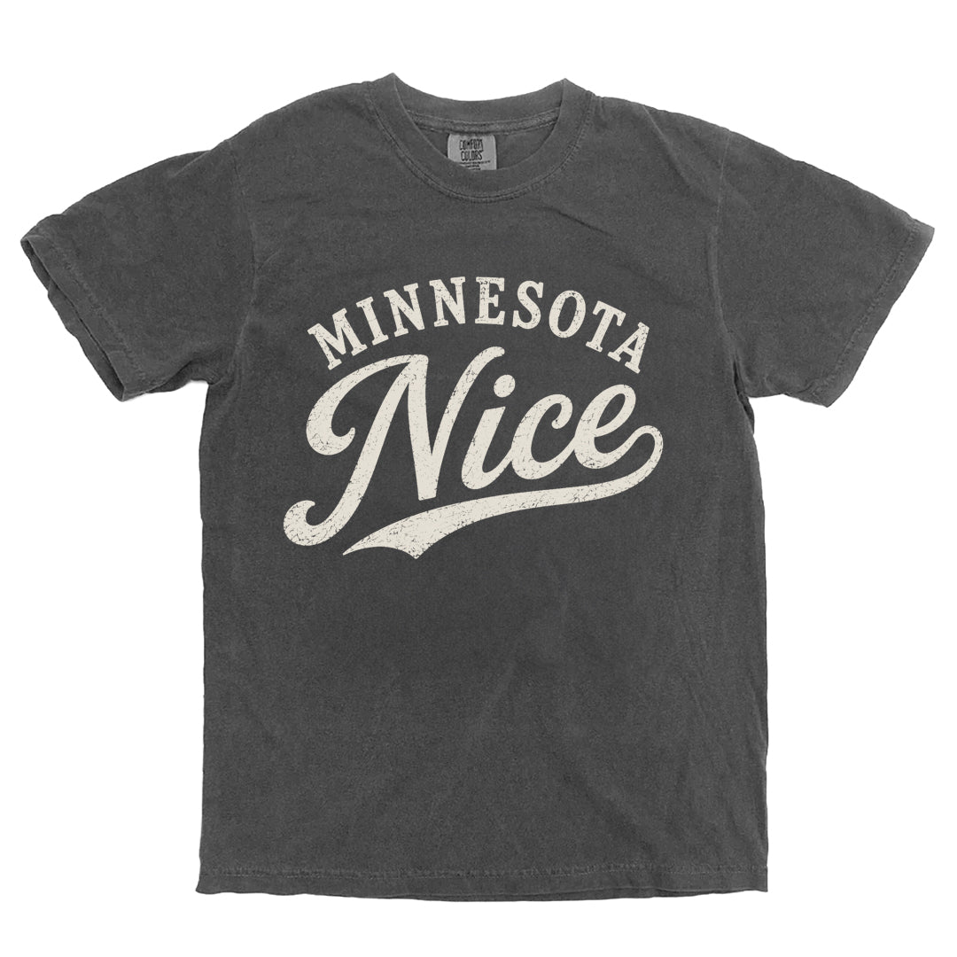 Minnesota Nice Premium Tee (Pepper)