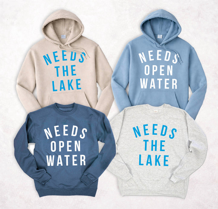 Needs Open Water Crewneck
