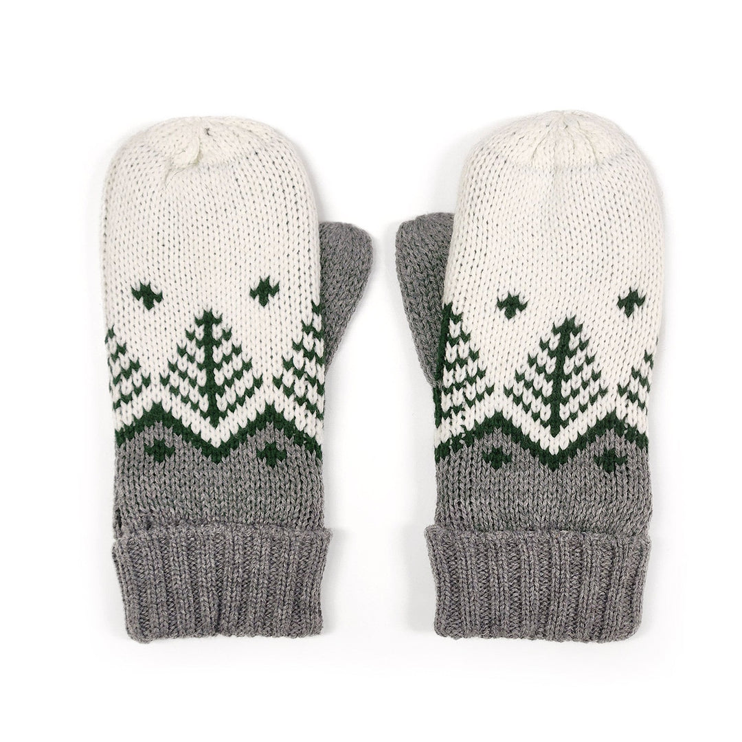 Nordic Mittens - Grey