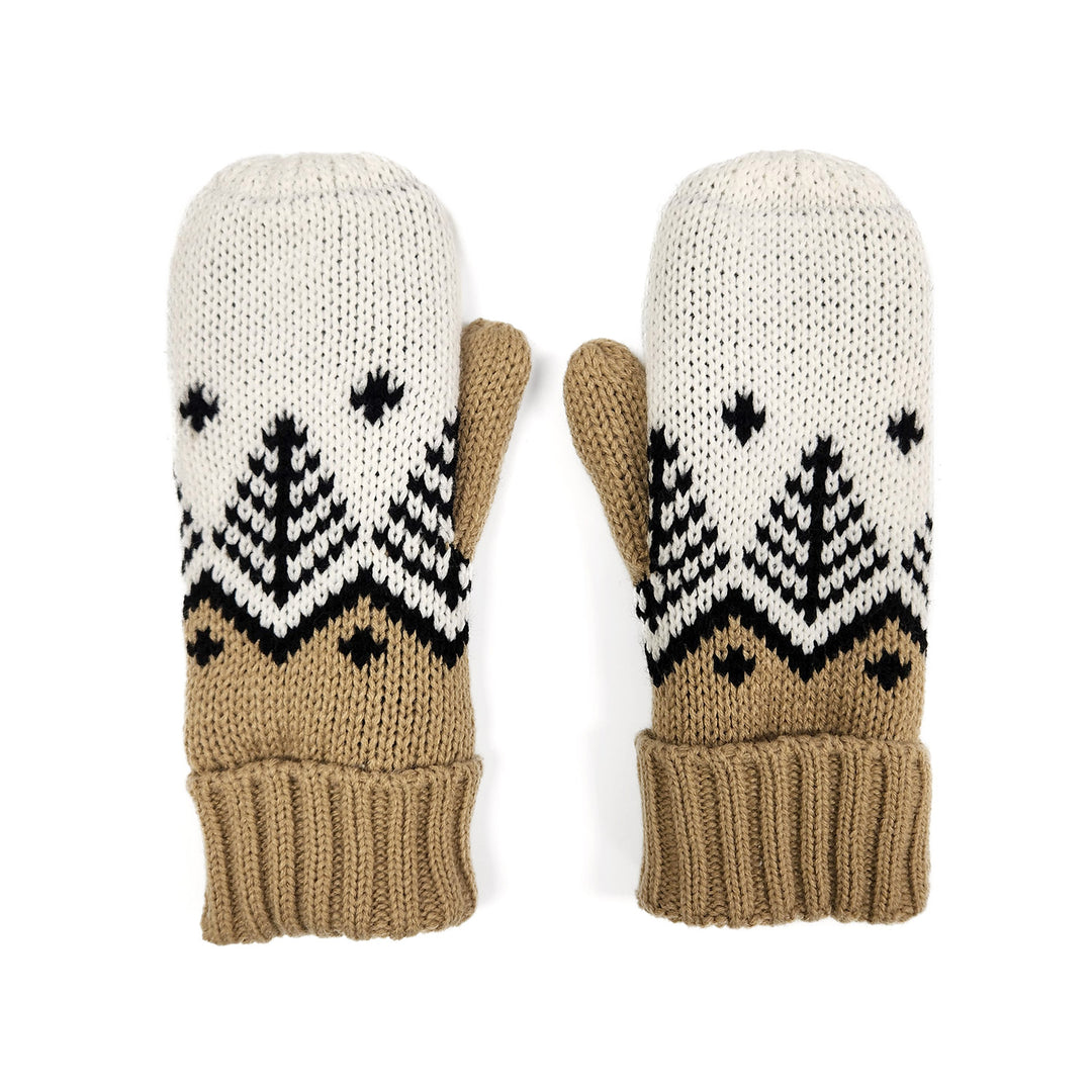 Nordic Mittens - Tan