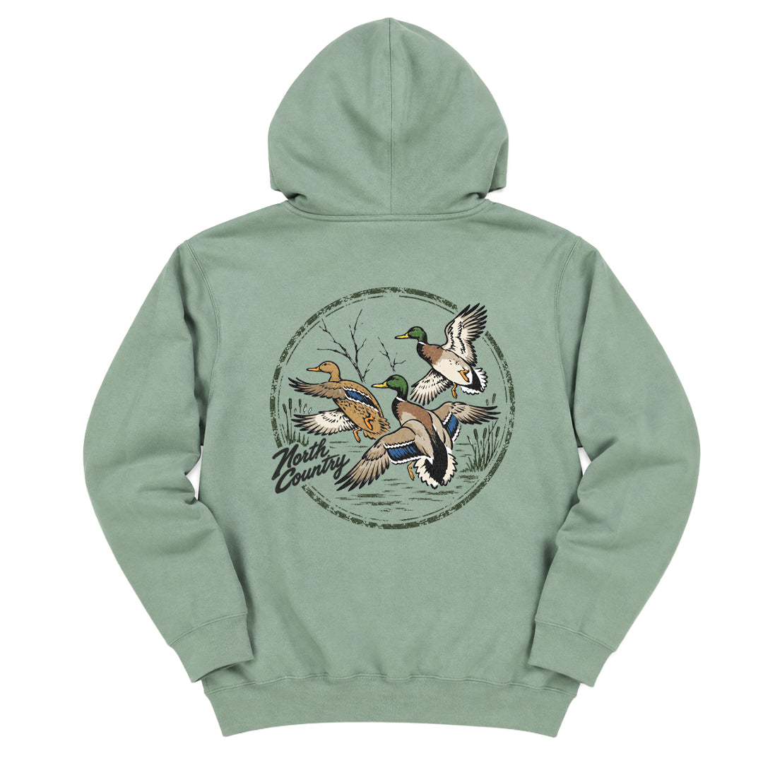 North Country Mallards Hoodie (Laurel Green)