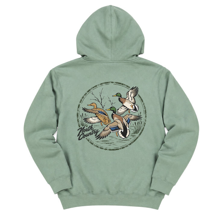 North Country Mallards Hoodie (Laurel Green)