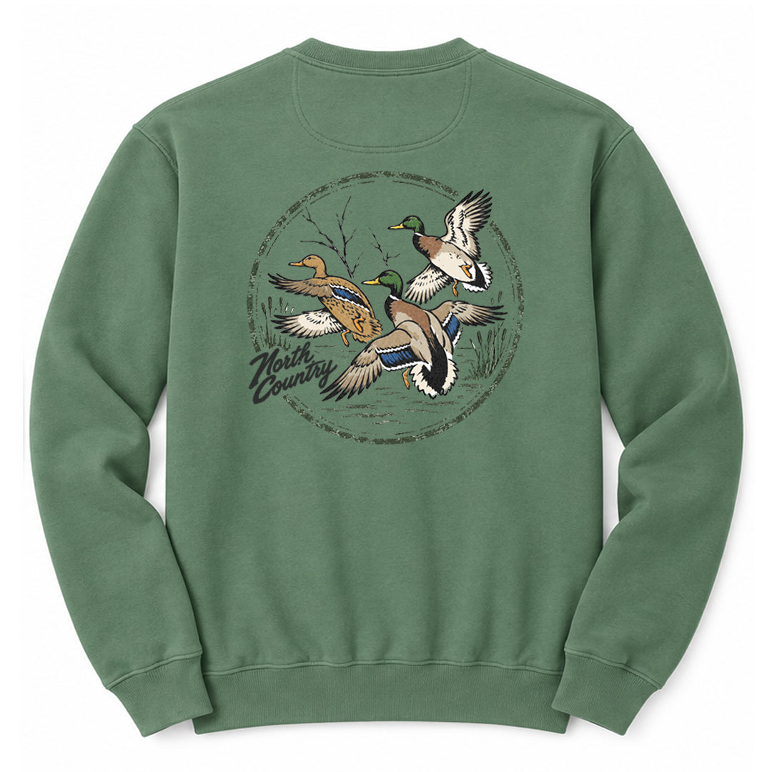 North Country Mallards Premium Crewneck