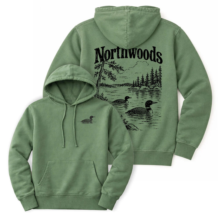 Northwoods Loon Premium Hoodie