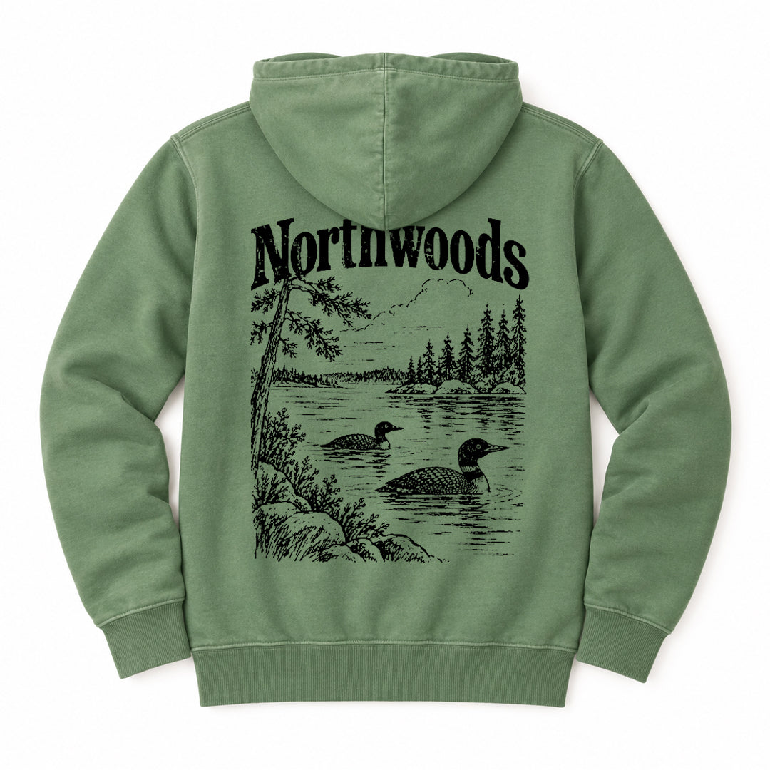 Northwoods Loon Premium Hoodie