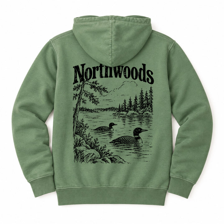 Northwoods Loon Premium Hoodie