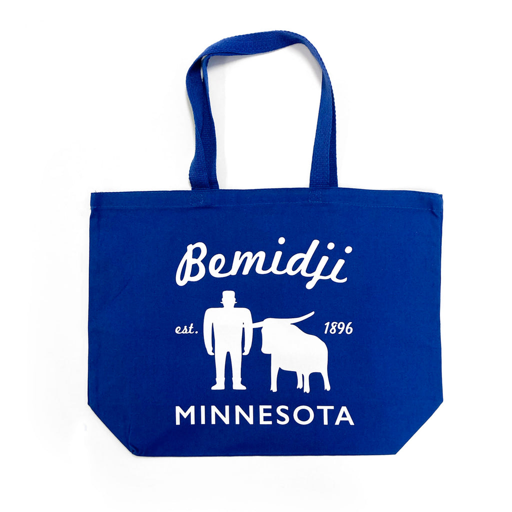Bemidji Paul & Babe Tote Bag - Blue – 218 Clothing + Gift