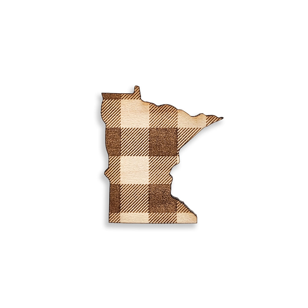 thumbnail image 2 of Minnesota State Flannel Plaid Waterproof Vinyl Sticker – Made In USA – Sticker Dyansty 2 of 5
