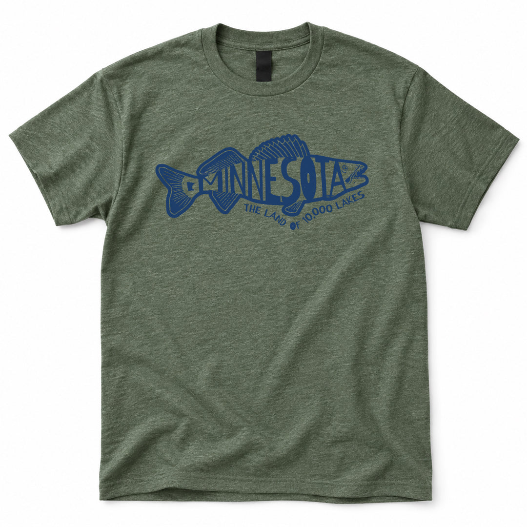 Rainy Lake Tee (Heather Military Green)