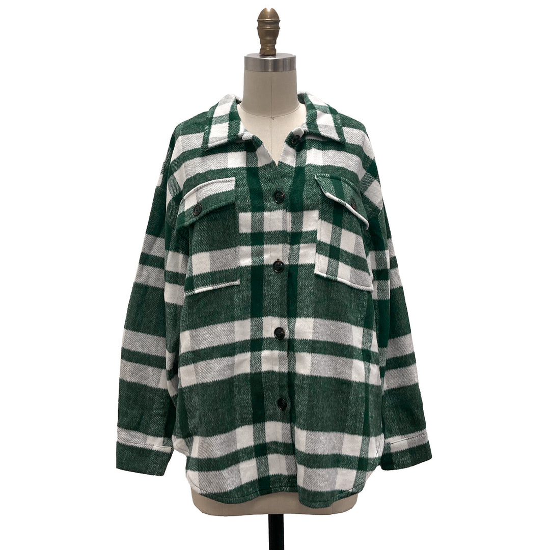 Sarah Plaid Flannel Shacket