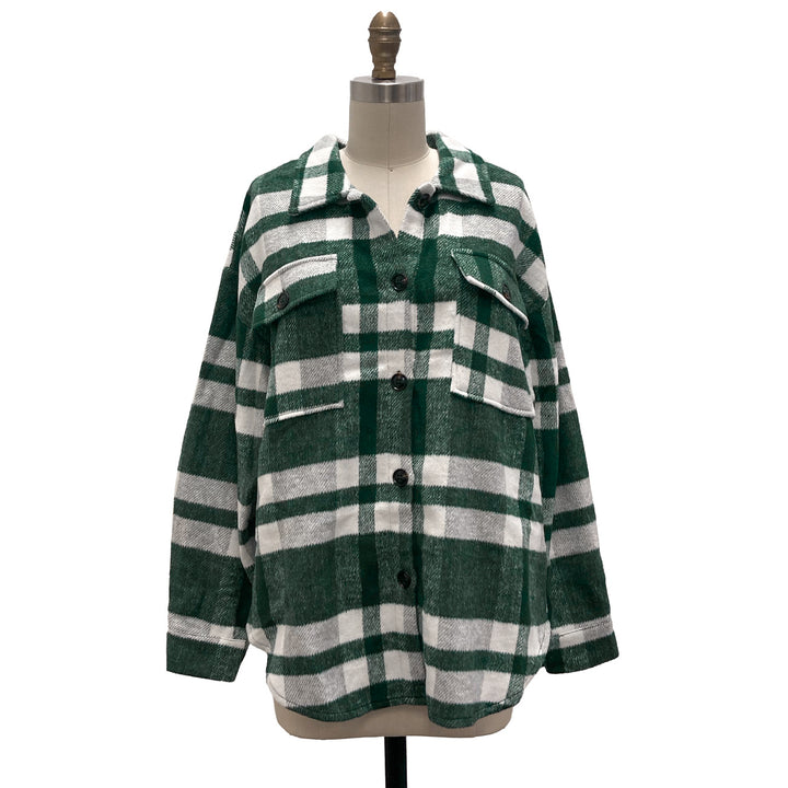 Sarah Plaid Flannel Shacket