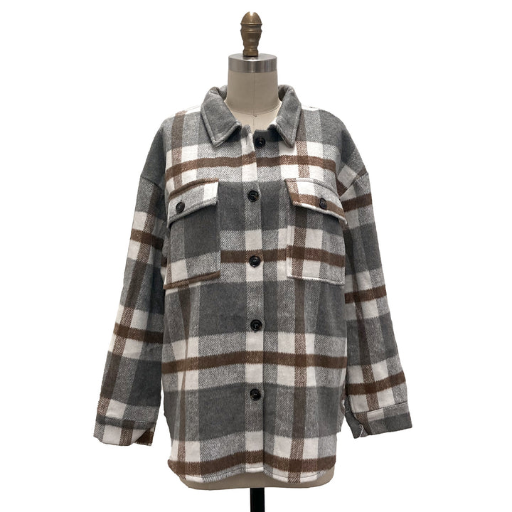 Sarah Plaid Flannel Shacket