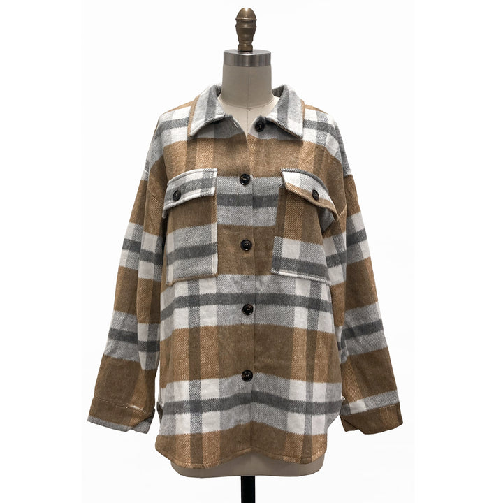 Sarah Plaid Flannel Shacket