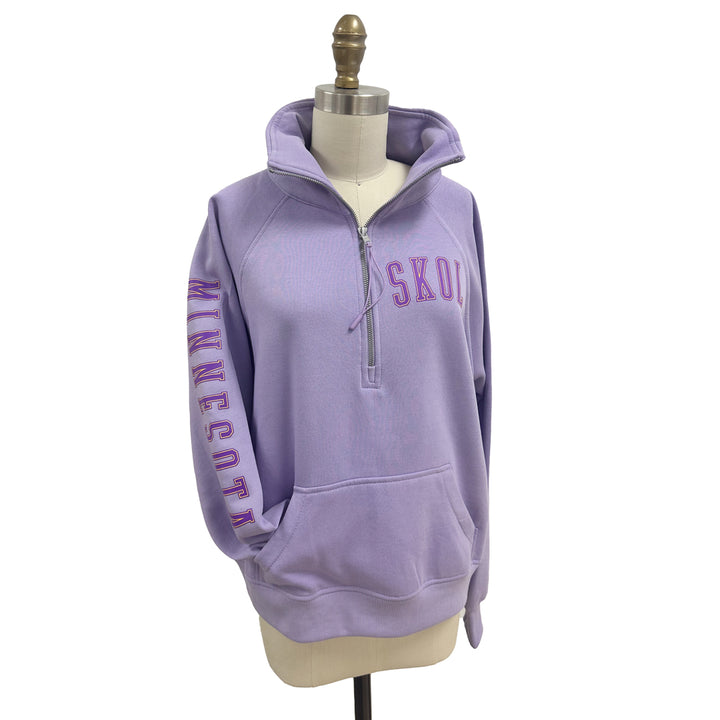 MN Varsity Boxy Half Zip - Women's