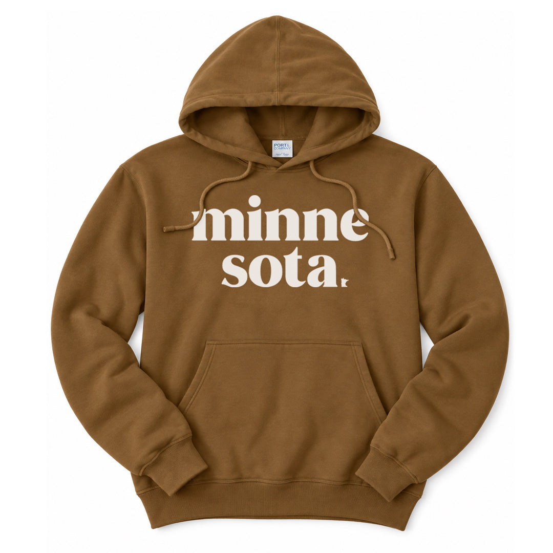 Stacked MN Hoodie (Duck Brown)