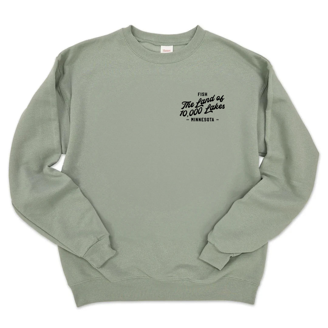 State Fish Crewneck (Stonewash Green)