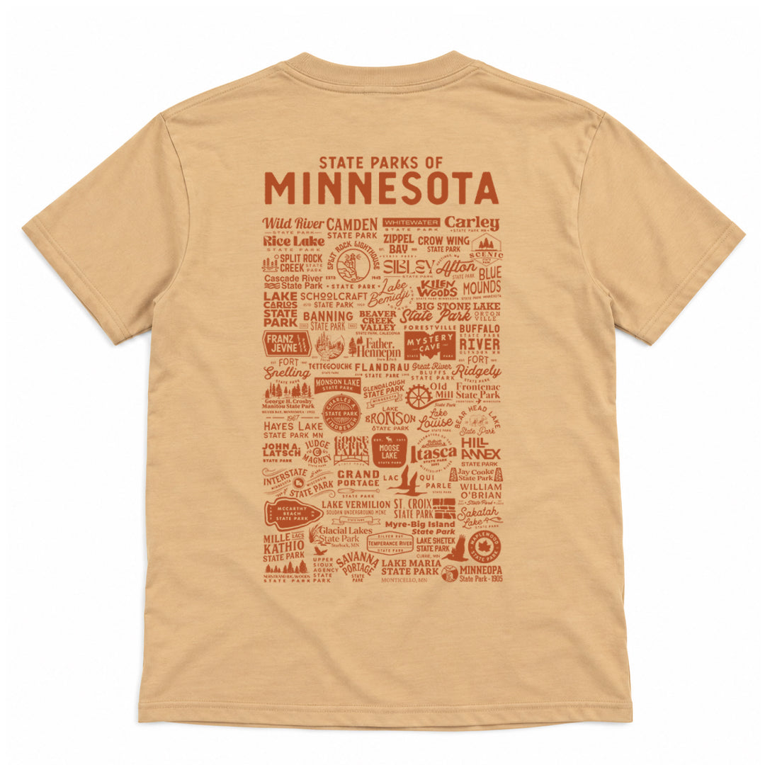 MN State Parks Tee (Old Gold)