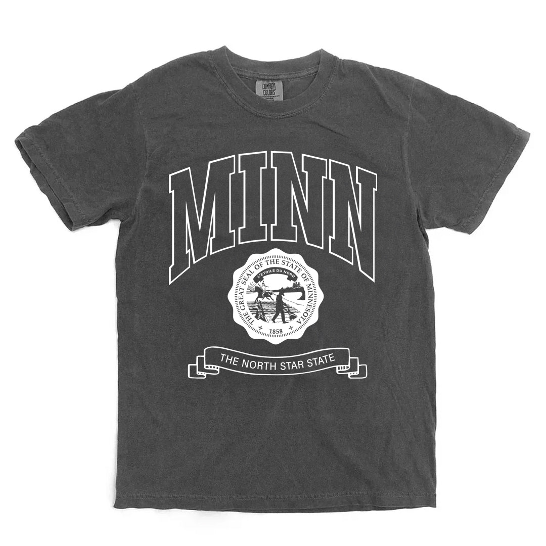 MINN State Seal Premium Tee (Pepper)