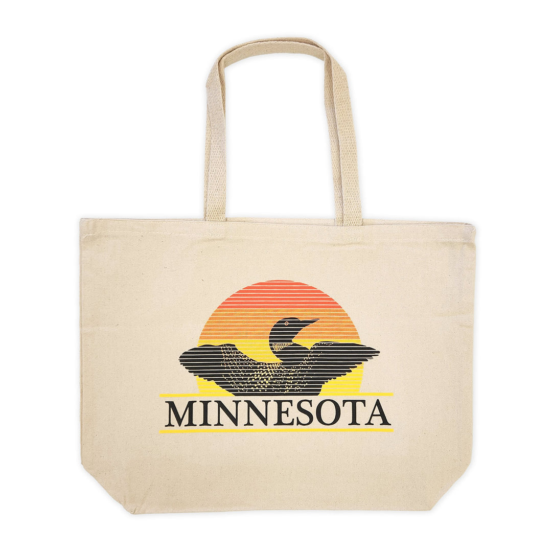 Sunset Loon Tote Bag