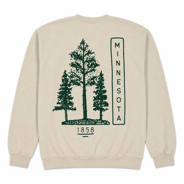 Tall Pines Crewneck (Sand)