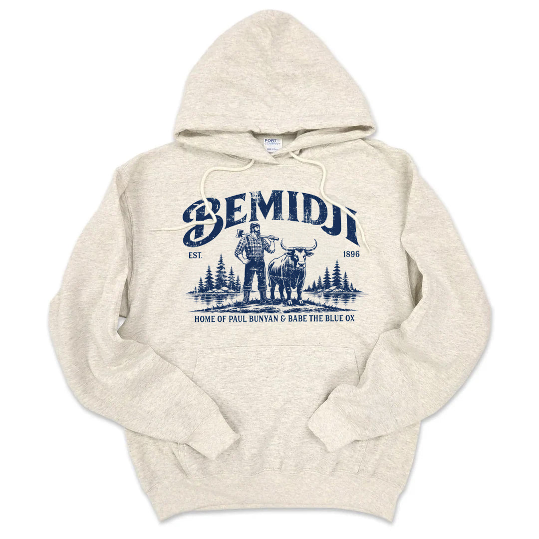 Vintage Bemidji Hoodie (Oatmeal Heather)