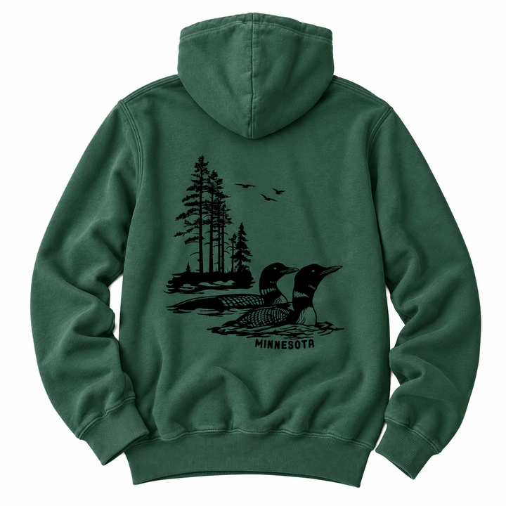 Vintage Loons Premium Hoodie (Nordic Green)