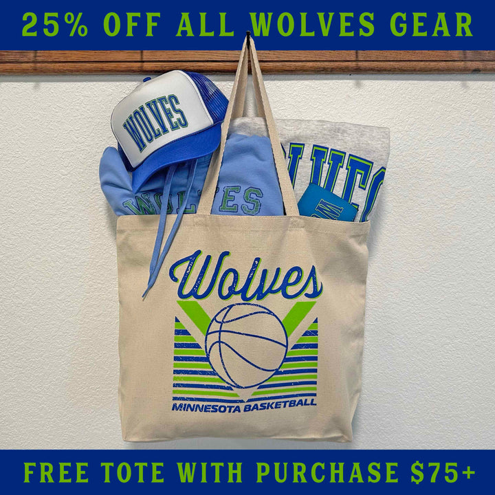 Wolves Fast Break Tote Bag