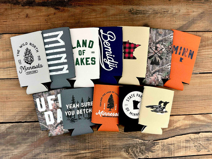10K Lakes Camo Can Cooler