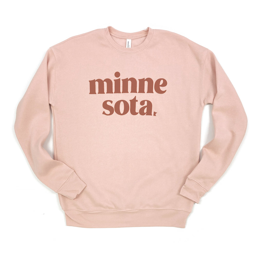 Pink Minnesota Minne Sota sweatshirt