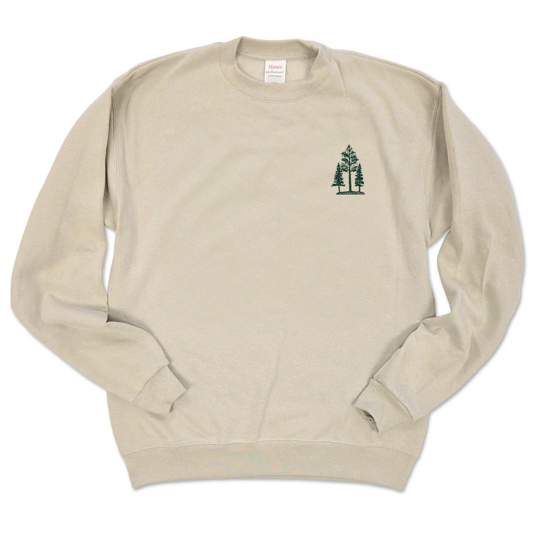 Tall Pines Crewneck (Sand)