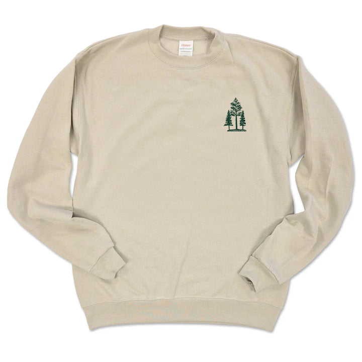 Tall Pines Crewneck (Sand)