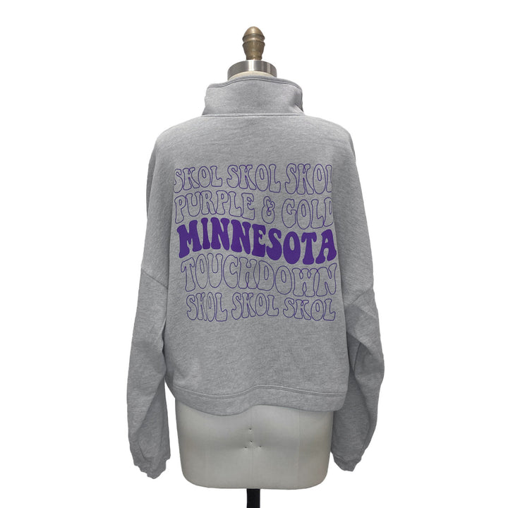 Minnesota Football Half Zip - Women's