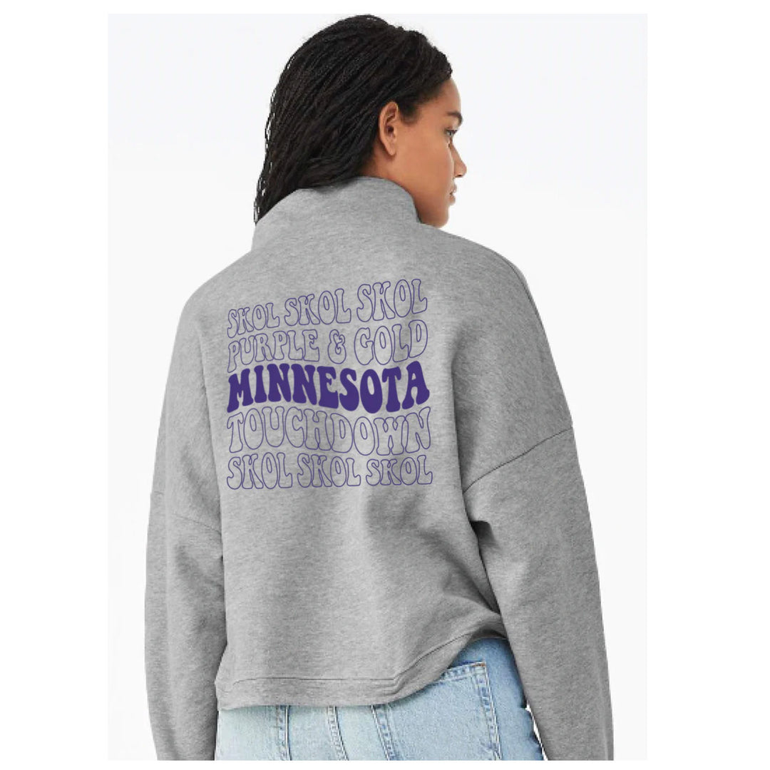 Minnesota Football Half Zip - Women's
