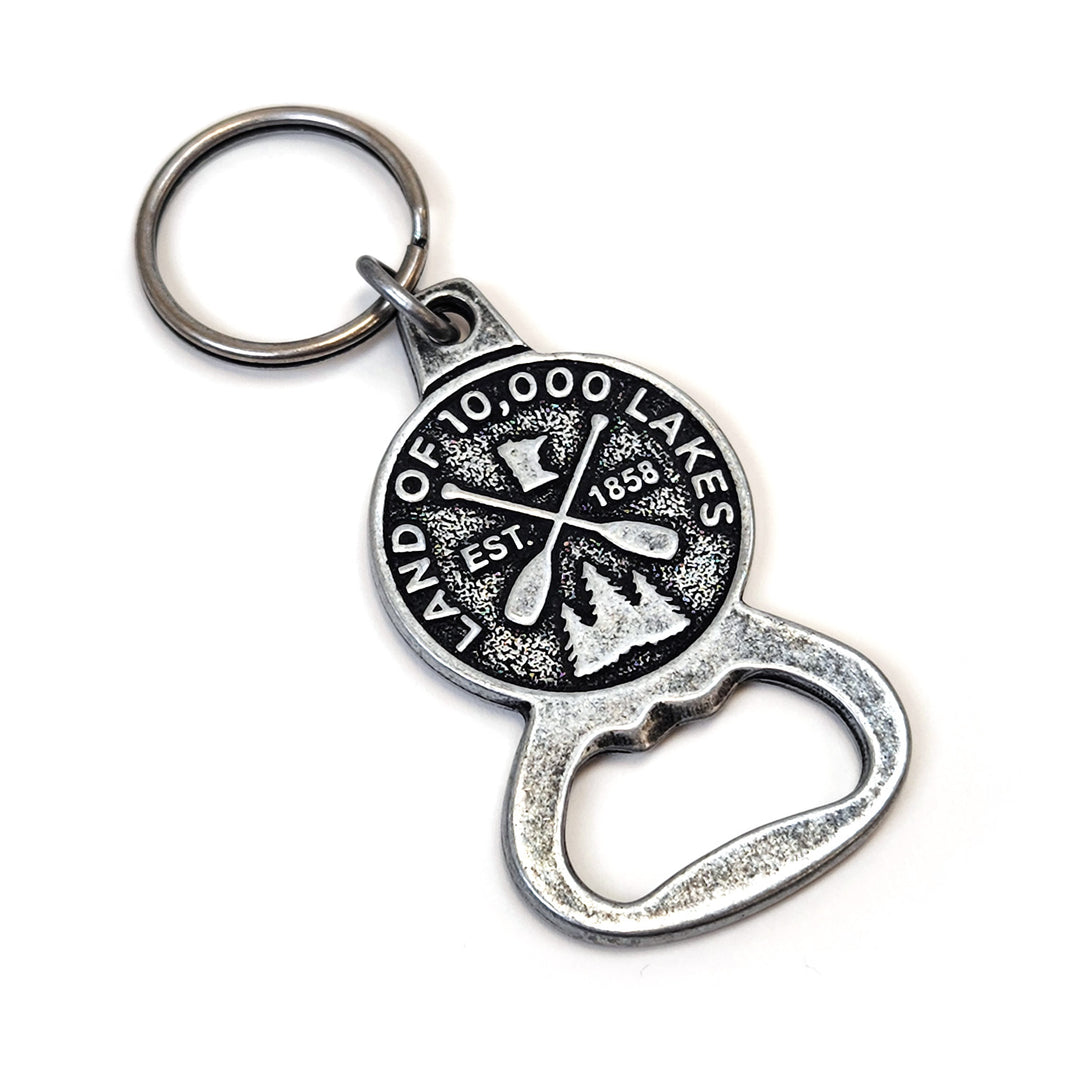 10K Lakes Bottle Opener Keychain