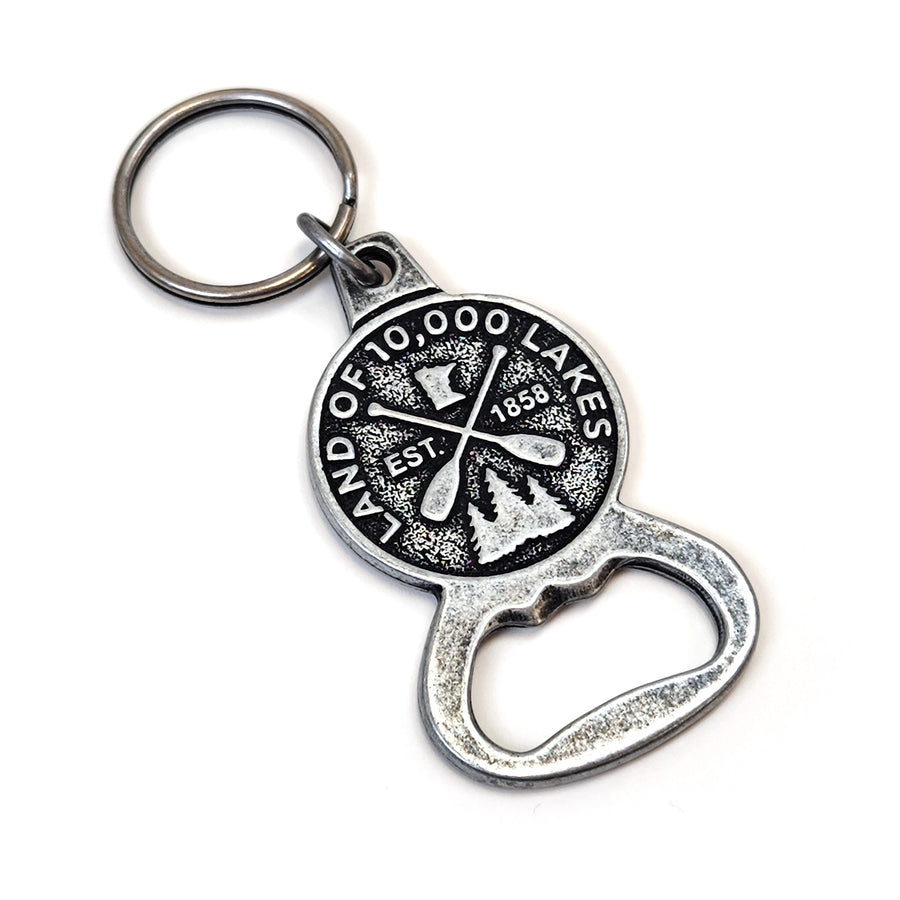 10K Lakes Bottle Opener Keychain 218 Clothing + Gift
