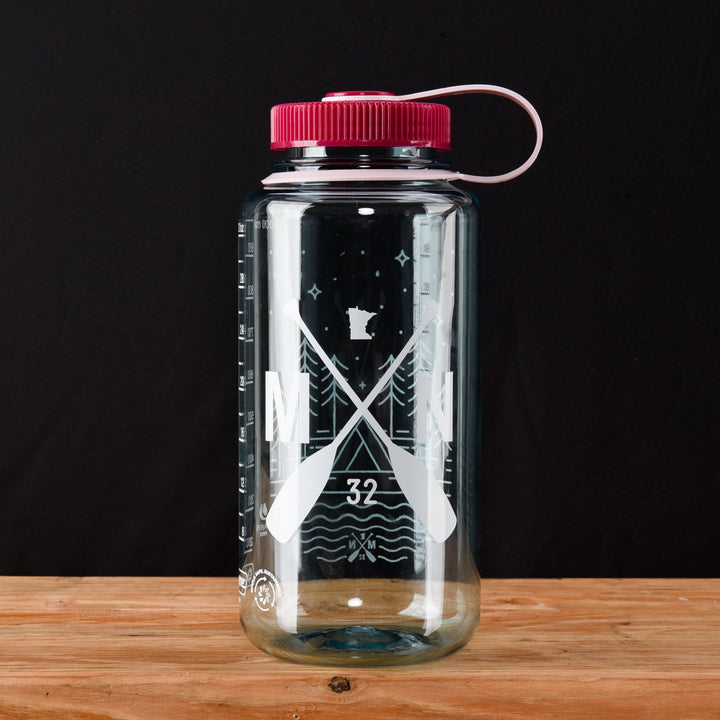 Vagabond Naglene Water Bottle - IceBlue/Berry