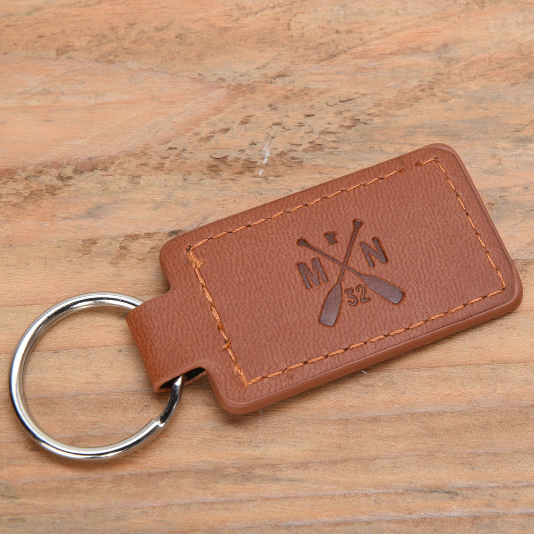 MN Paddle Keychain - Brown