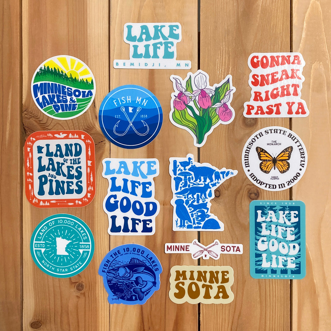 Bemidji Lake Life Sticker