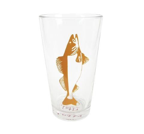 Walleye Pint Glass