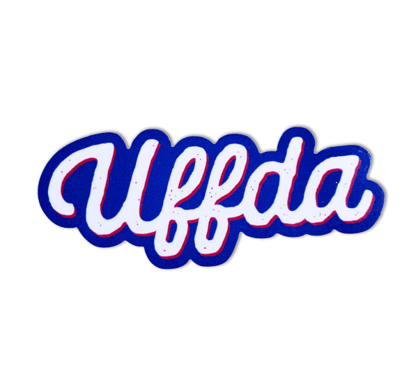 Uffda Sticker – 218 Clothing + Gift